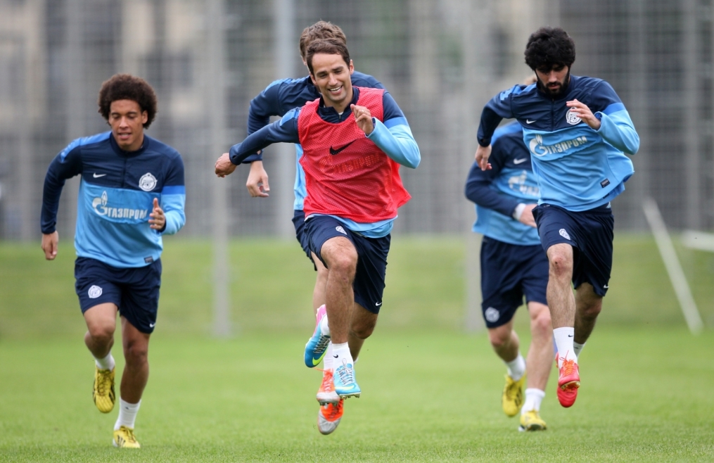 Тренировка «Зенита» перед  матчем «Амкар» — «Зенит»