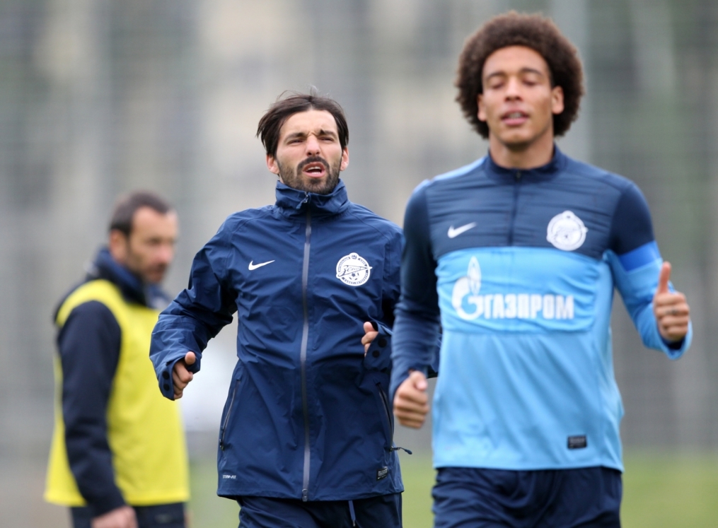 Тренировка «Зенита» перед  матчем «Амкар» — «Зенит»