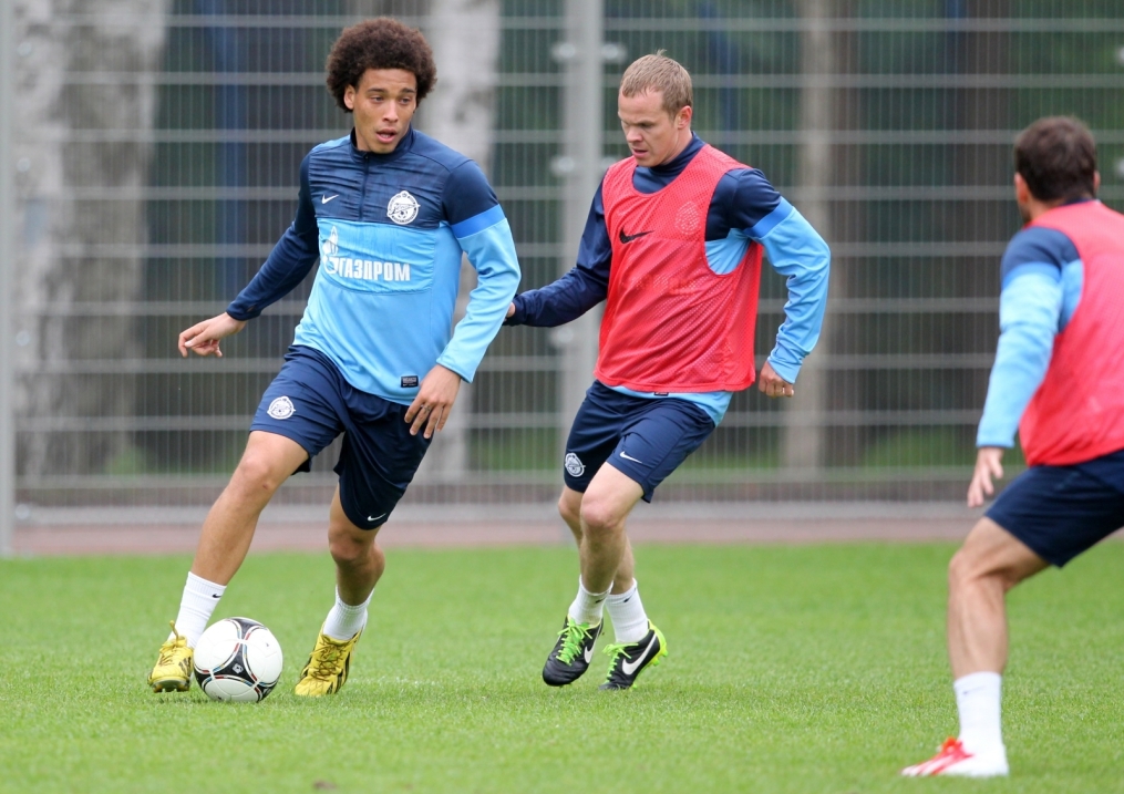 Тренировка «Зенита» перед  матчем «Амкар» — «Зенит»