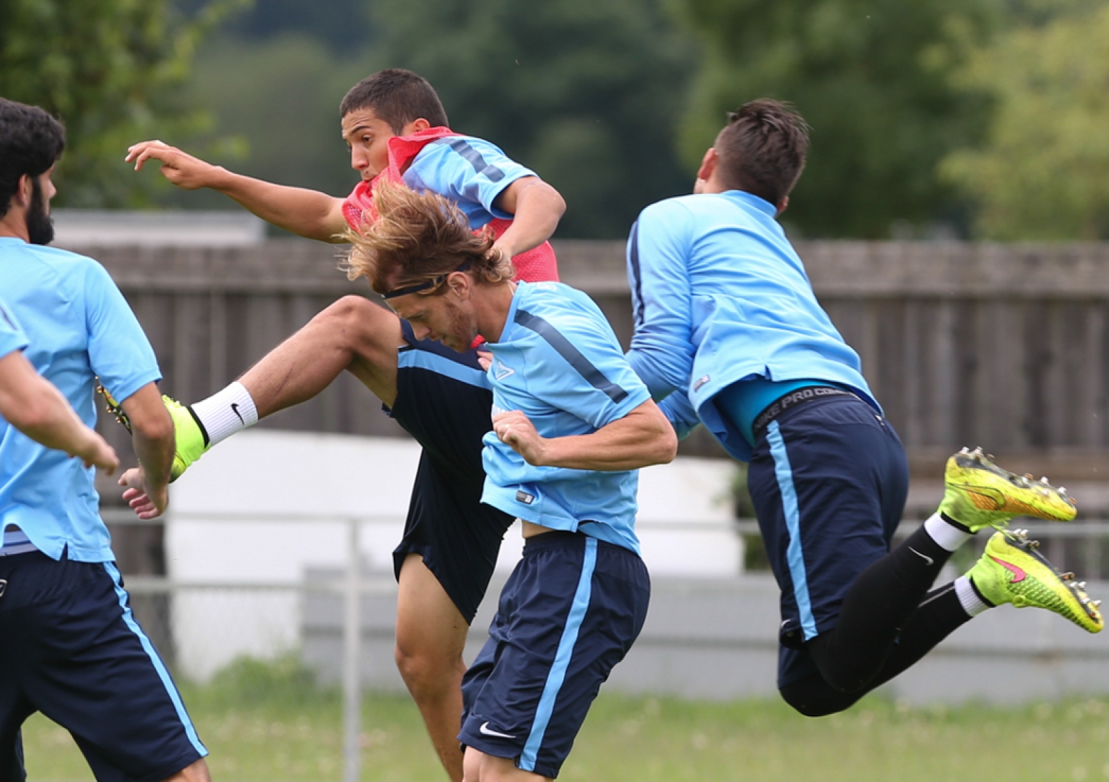 Сборы в Австрии: 22 июля, утренняя тренировка