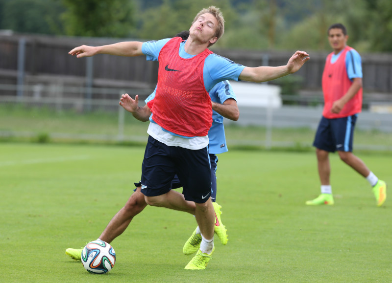 Сборы в Австрии: 22 июля, утренняя тренировка