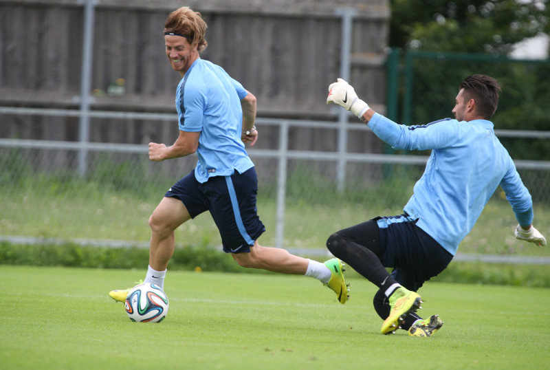 Сборы в Австрии: 22 июля, утренняя тренировка