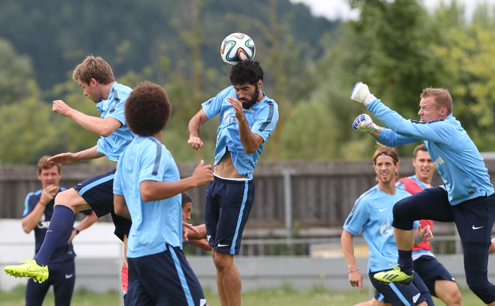 Сборы в Австрии: 22 июля, утренняя тренировка