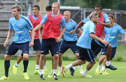 Сборы в Австрии: 22 июля, утренняя тренировка