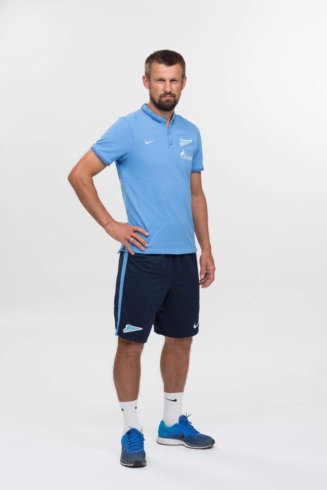 Фотосессия футболистов и тренеров основного состава ФК «Зенит» сезона 2014/2015