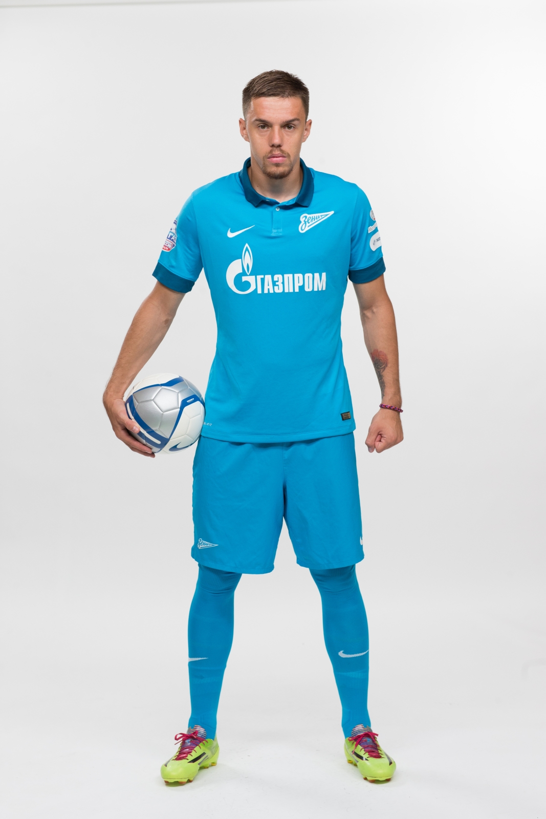 Фотосессия футболистов и тренеров основного состава ФК «Зенит» сезона 2014/2015