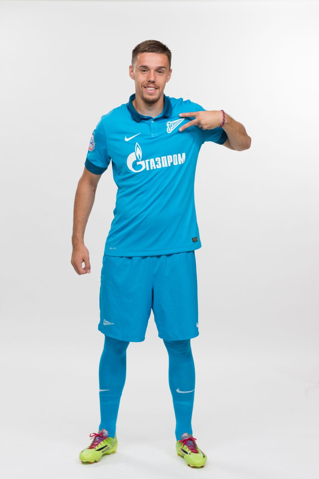 Фотосессия футболистов и тренеров основного состава ФК «Зенит» сезона 2014/2015