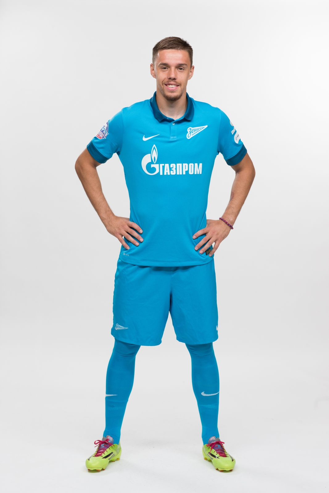 Фотосессия футболистов и тренеров основного состава ФК «Зенит» сезона 2014/2015