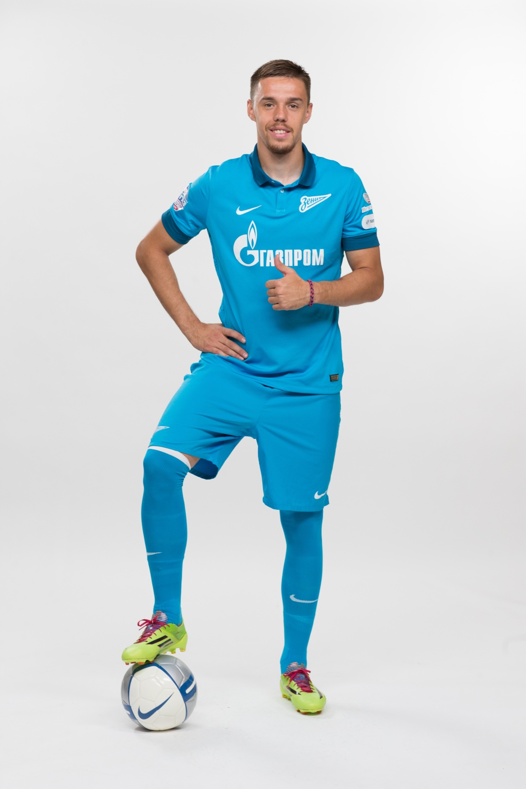 Фотосессия футболистов и тренеров основного состава ФК «Зенит» сезона 2014/2015