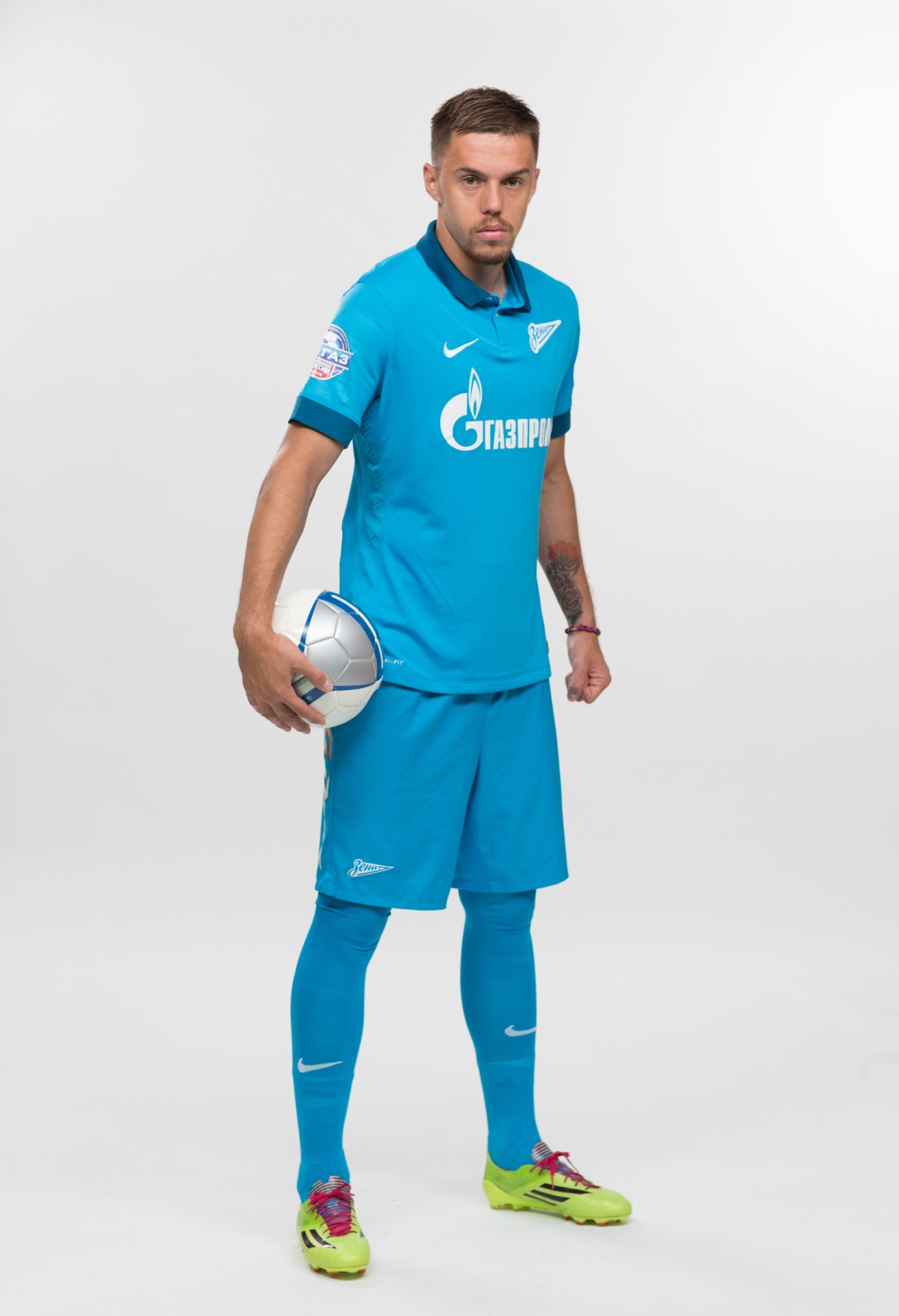 Фотосессия футболистов и тренеров основного состава ФК «Зенит» сезона 2014/2015