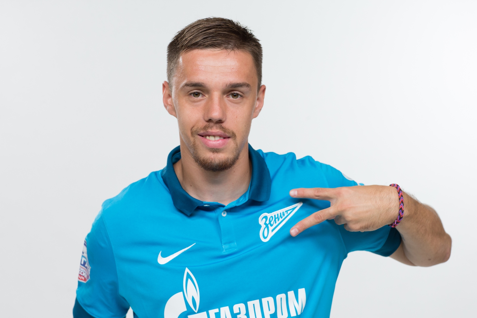 Фотосессия футболистов и тренеров основного состава ФК «Зенит» сезона 2014/2015