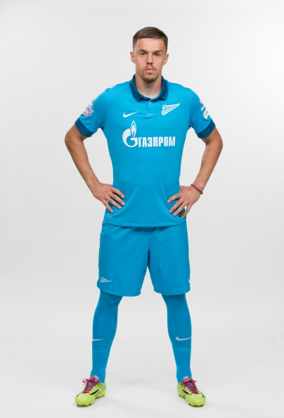 Фотосессия футболистов и тренеров основного состава ФК «Зенит» сезона 2014/2015