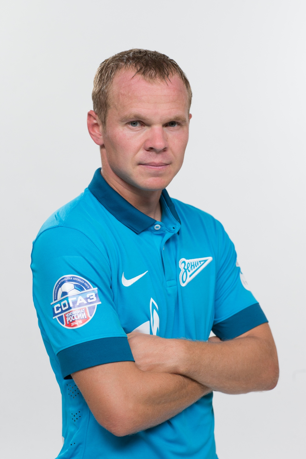 Фотосессия футболистов и тренеров основного состава ФК «Зенит» сезона 2014/2015