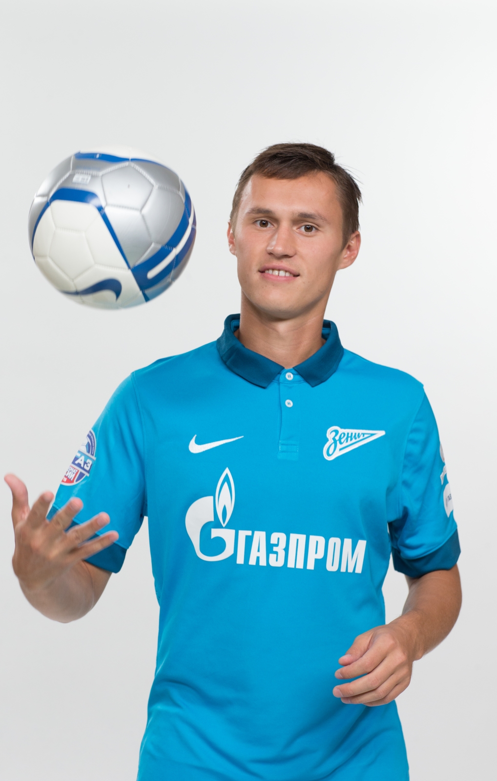 Фотосессия футболистов и тренеров основного состава ФК «Зенит» сезона 2014/2015