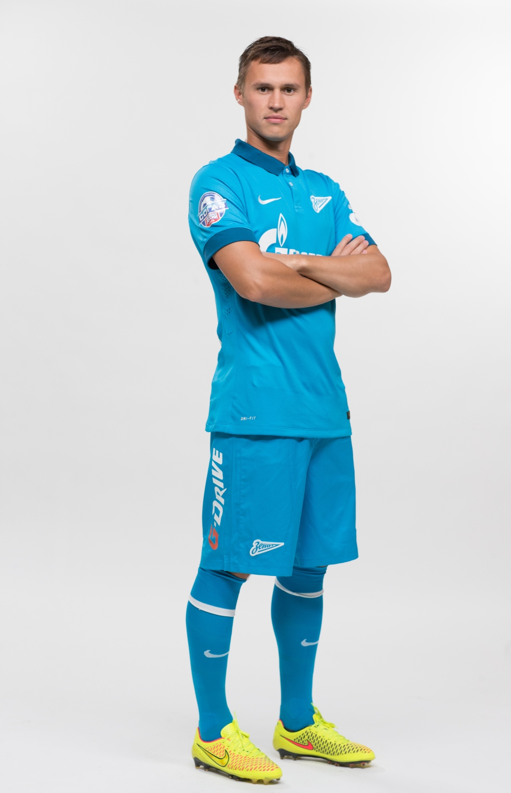 Фотосессия футболистов и тренеров основного состава ФК «Зенит» сезона 2014/2015