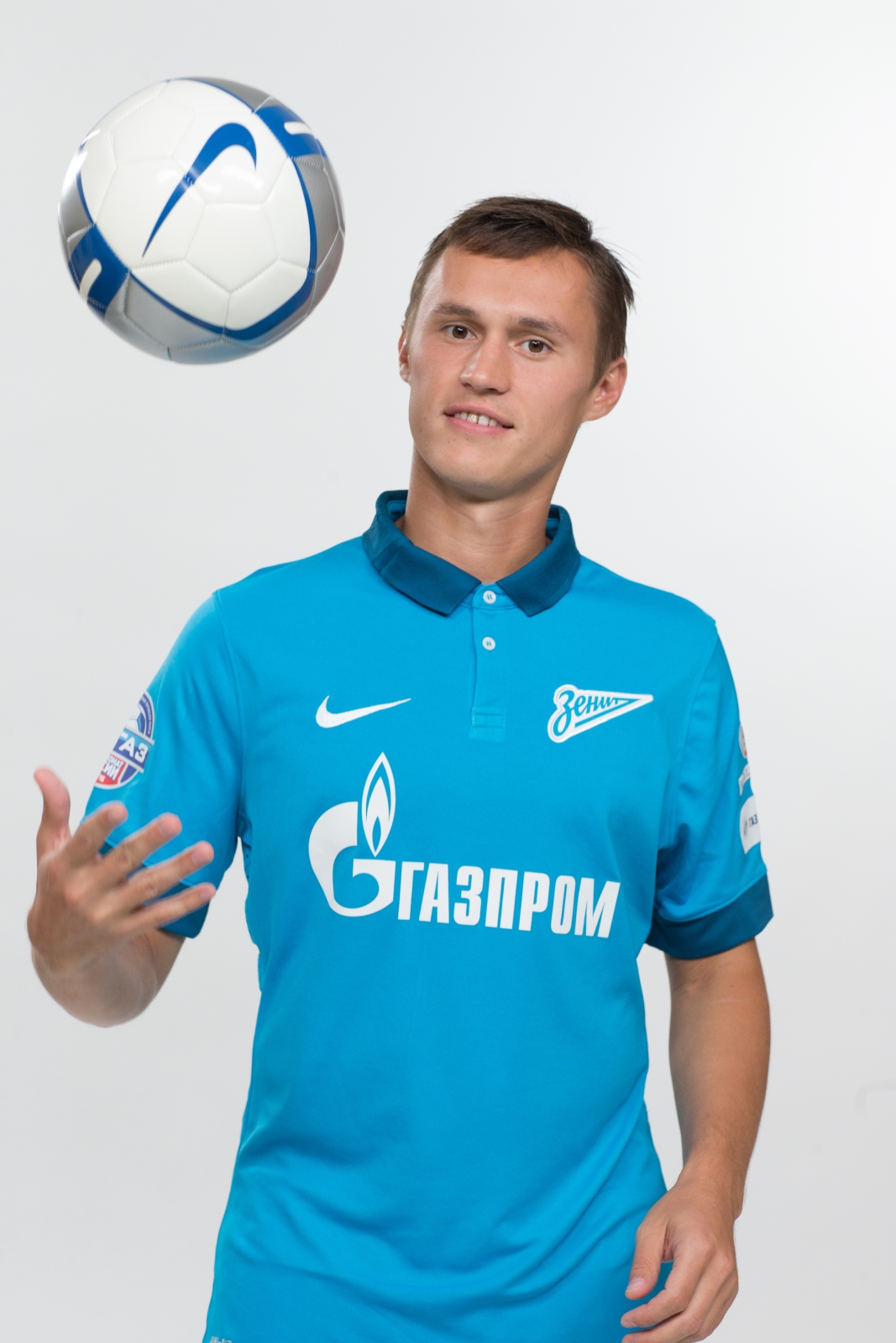 Фотосессия футболистов и тренеров основного состава ФК «Зенит» сезона 2014/2015