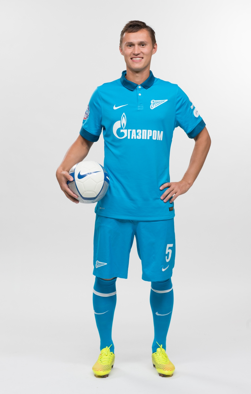 Фотосессия футболистов и тренеров основного состава ФК «Зенит» сезона 2014/2015