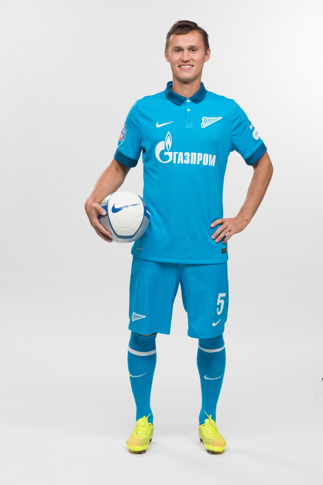 Фотосессия футболистов и тренеров основного состава ФК «Зенит» сезона 2014/2015