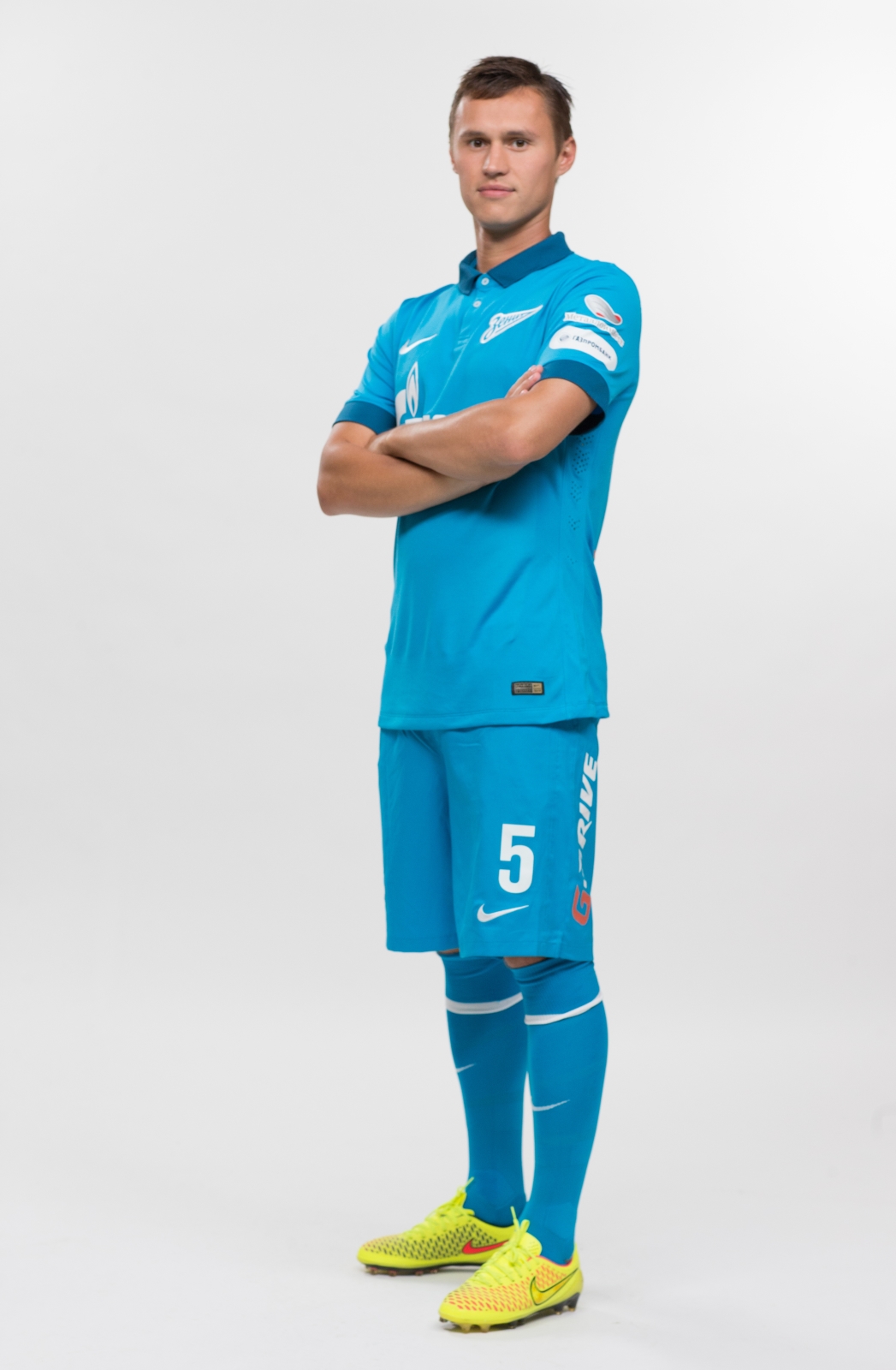 Фотосессия футболистов и тренеров основного состава ФК «Зенит» сезона 2014/2015