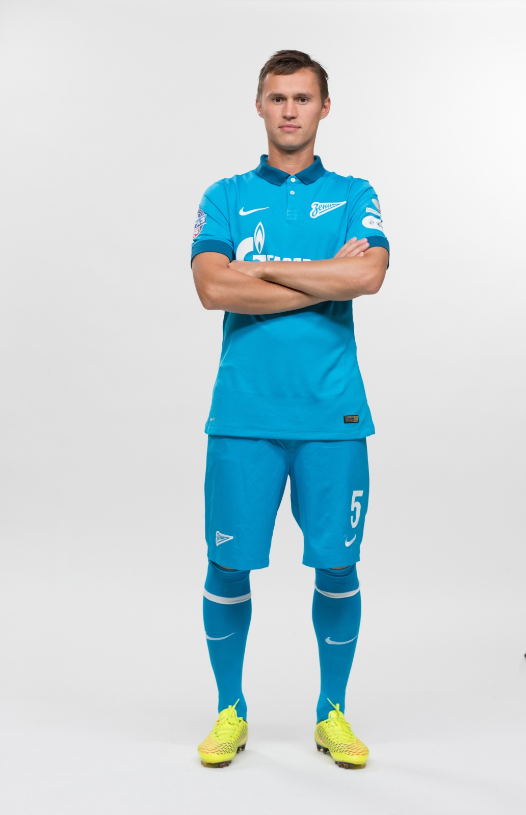 Фотосессия футболистов и тренеров основного состава ФК «Зенит» сезона 2014/2015