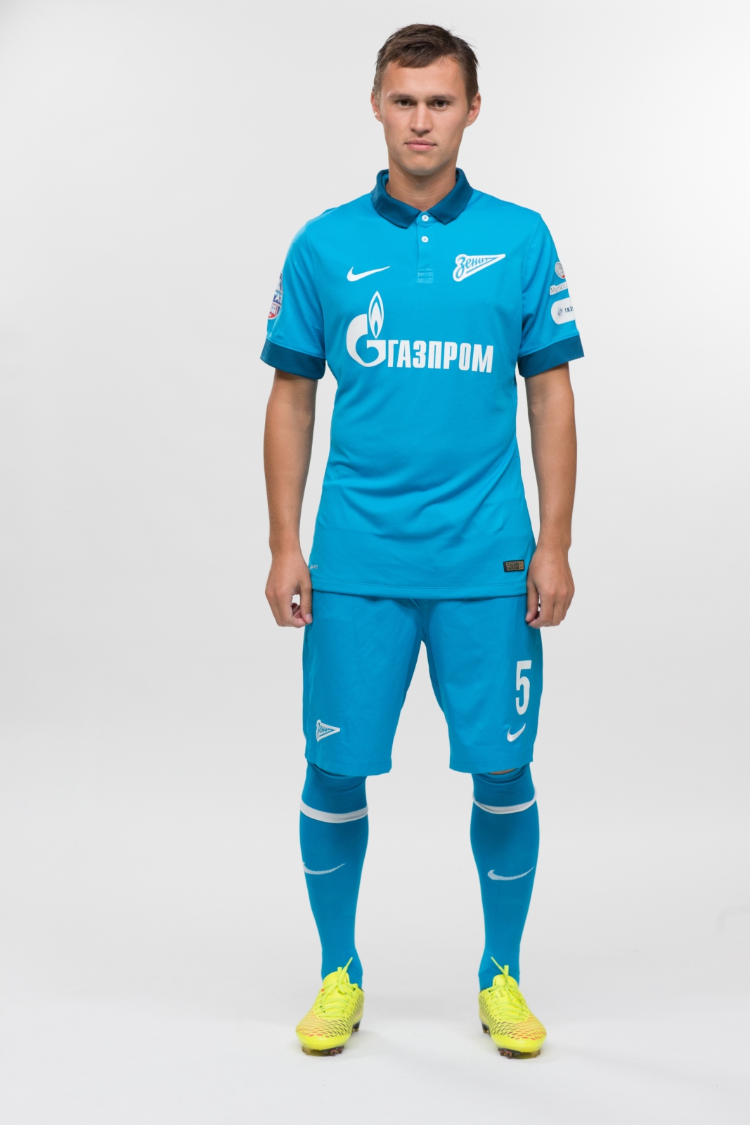 Фотосессия футболистов и тренеров основного состава ФК «Зенит» сезона 2014/2015