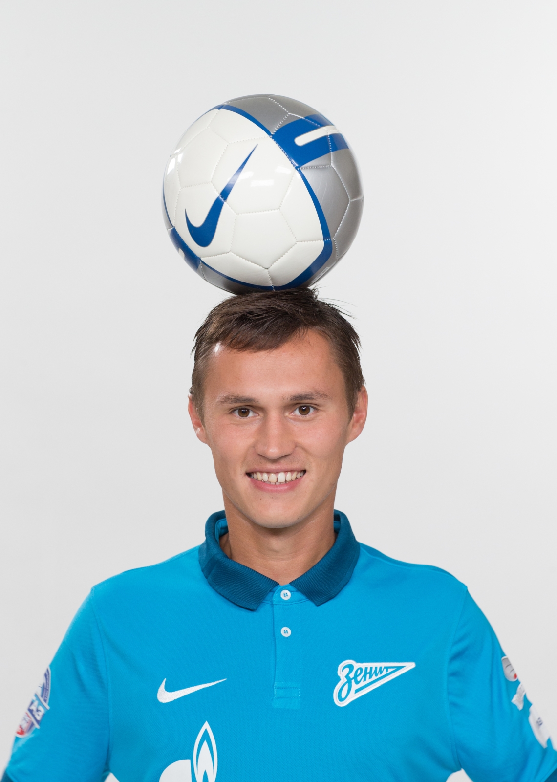 Фотосессия футболистов и тренеров основного состава ФК «Зенит» сезона 2014/2015