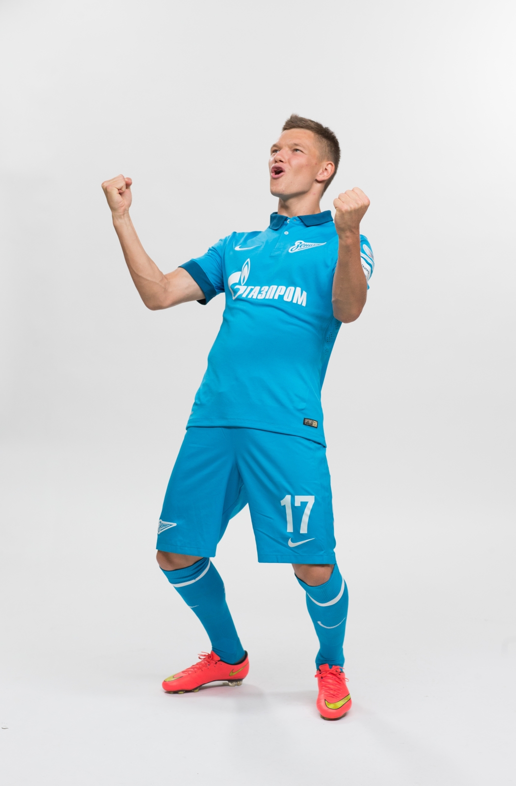 Фотосессия футболистов и тренеров основного состава ФК «Зенит» сезона 2014/2015