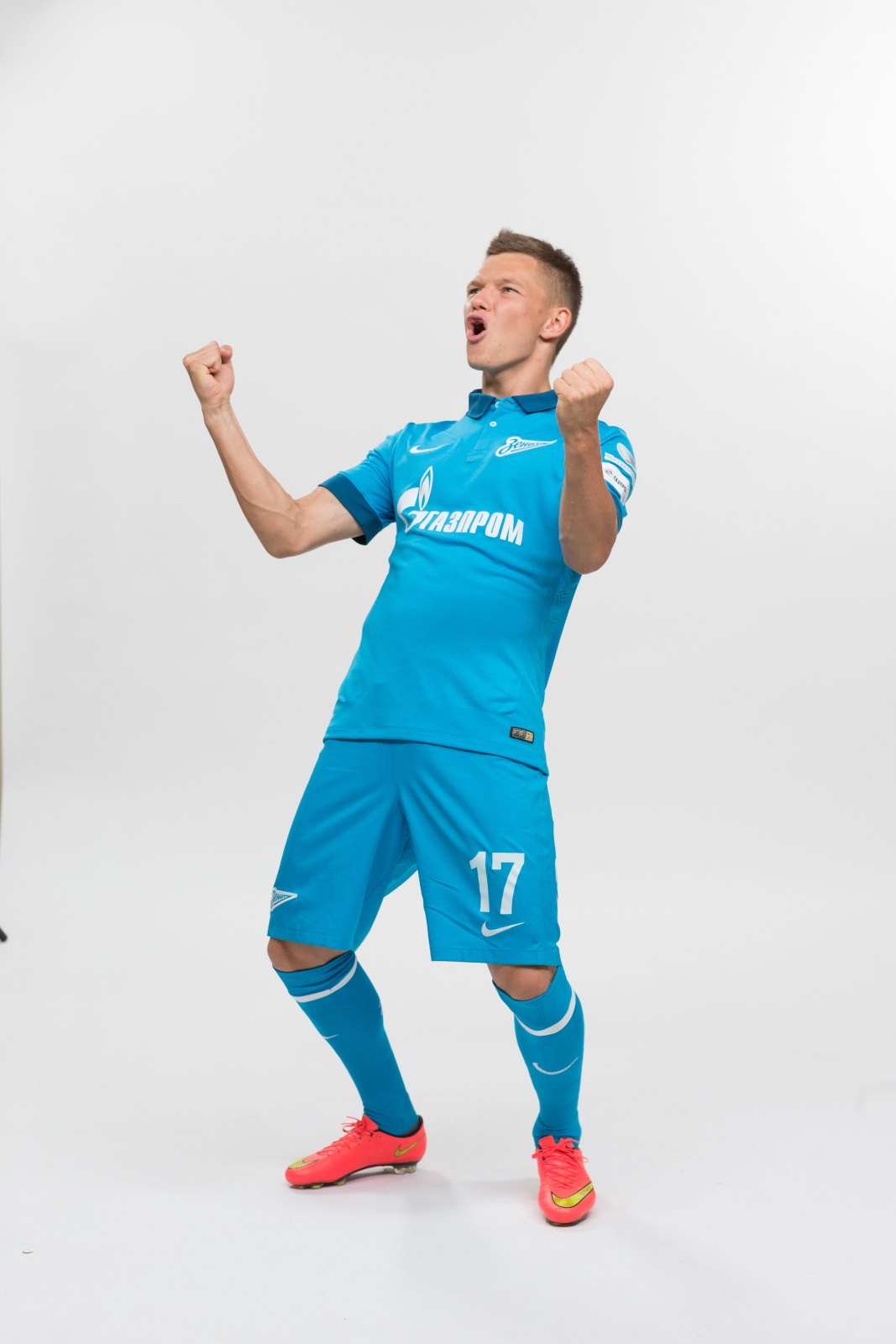 Фотосессия футболистов и тренеров основного состава ФК «Зенит» сезона 2014/2015