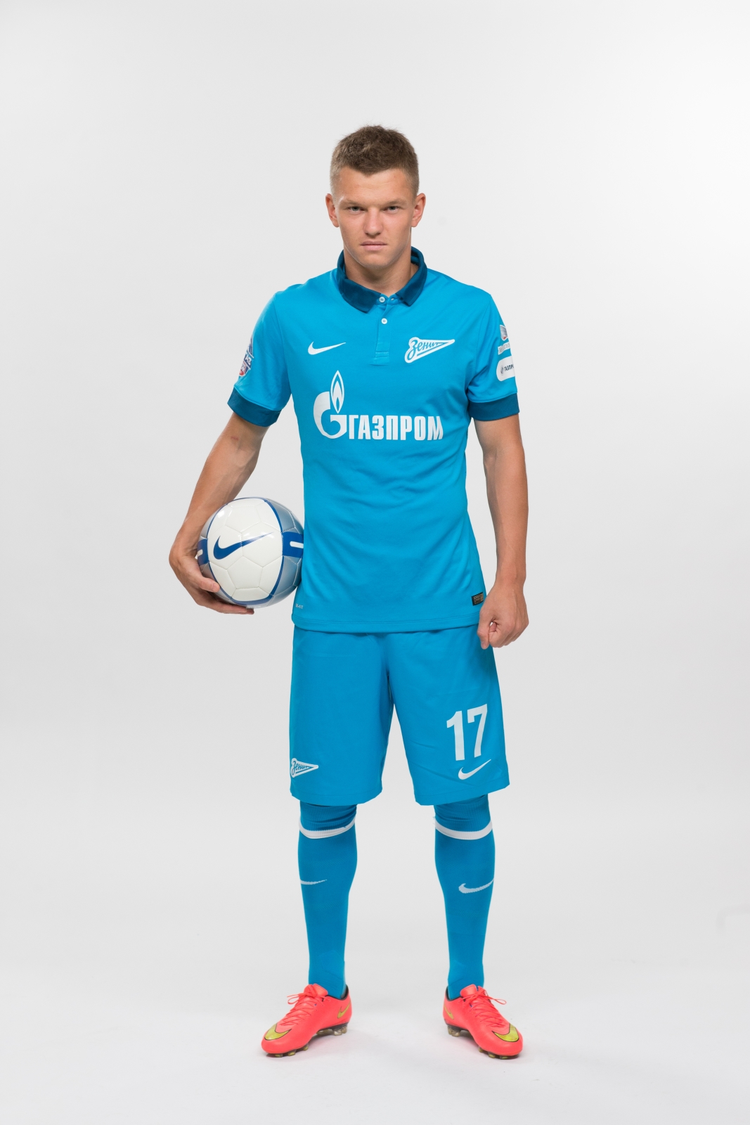 Фотосессия футболистов и тренеров основного состава ФК «Зенит» сезона 2014/2015