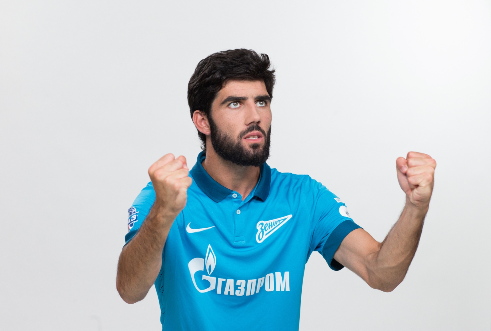 Фотосессия футболистов и тренеров основного состава ФК «Зенит» сезона 2014/2015