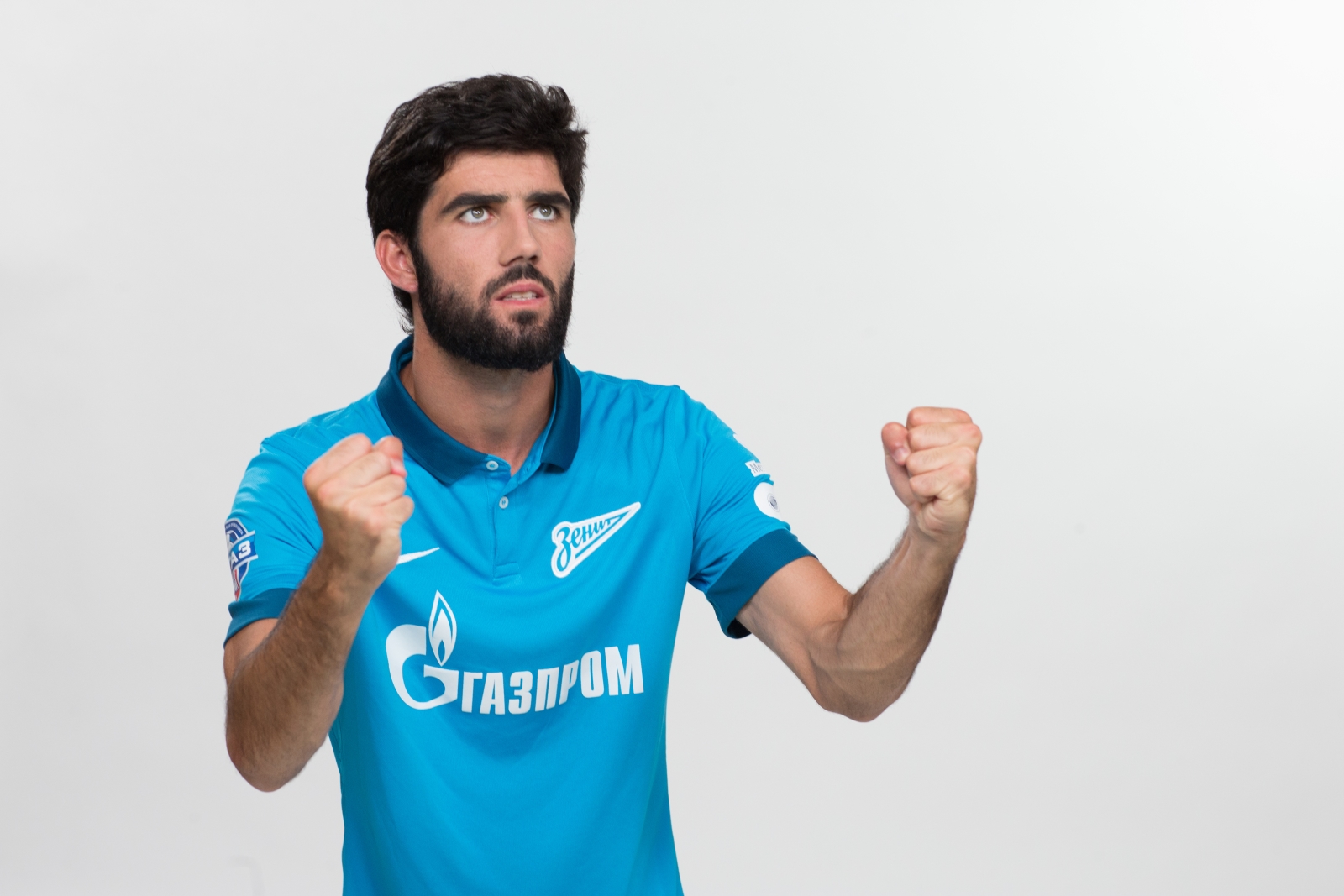 Фотосессия футболистов и тренеров основного состава ФК «Зенит» сезона 2014/2015