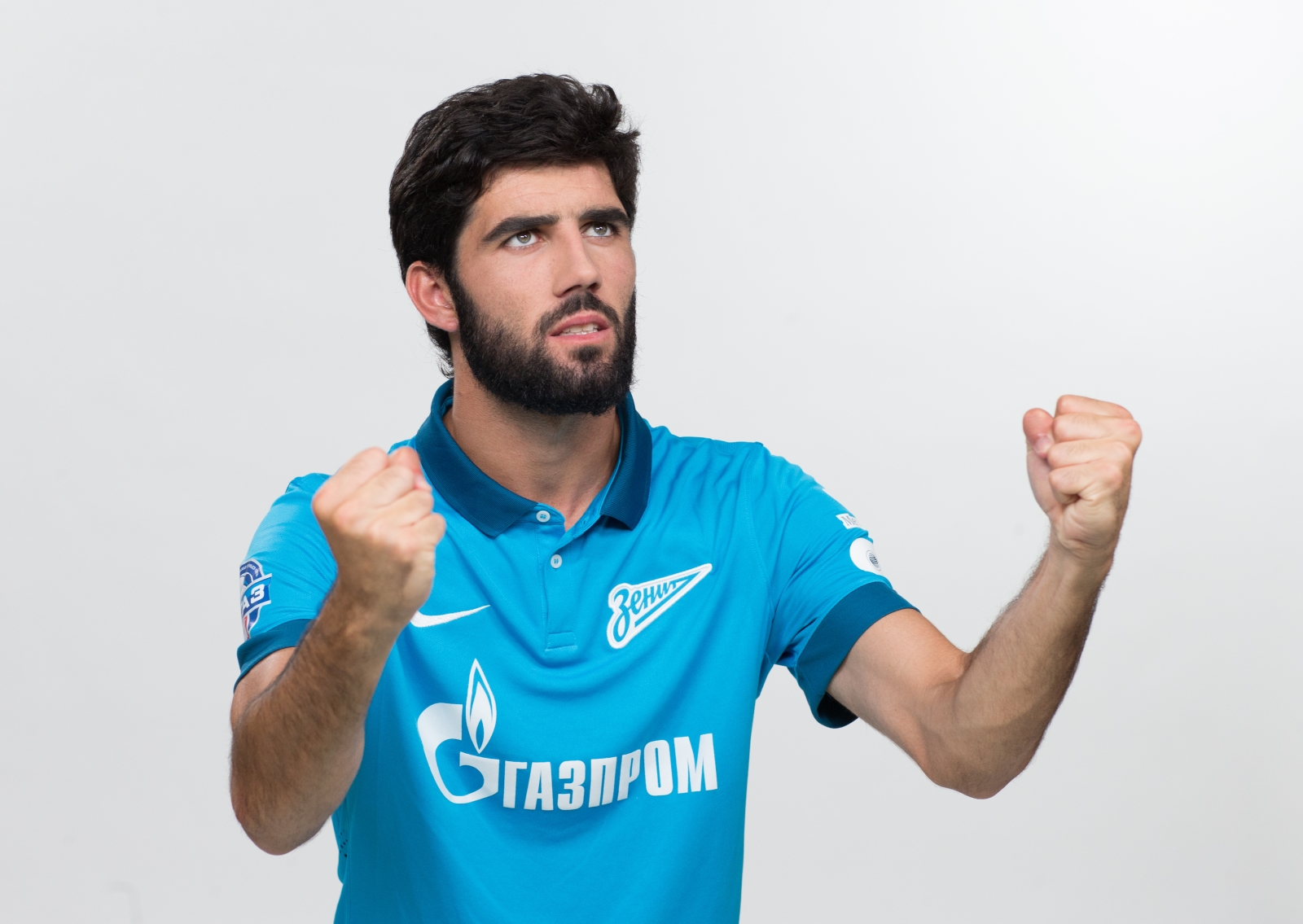 Фотосессия футболистов и тренеров основного состава ФК «Зенит» сезона 2014/2015