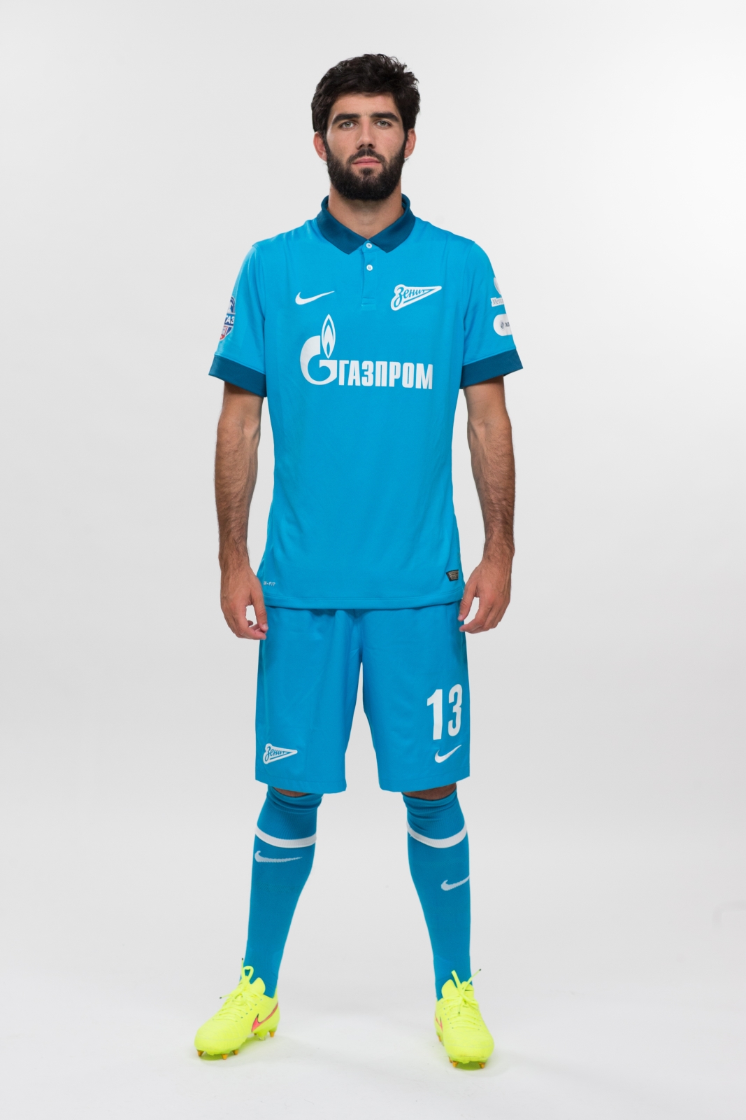 Фотосессия футболистов и тренеров основного состава ФК «Зенит» сезона 2014/2015