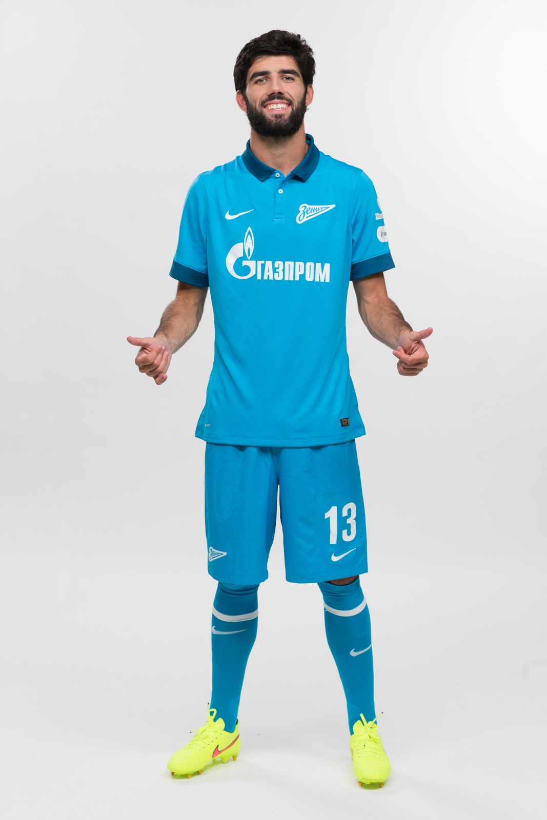 Фотосессия футболистов и тренеров основного состава ФК «Зенит» сезона 2014/2015