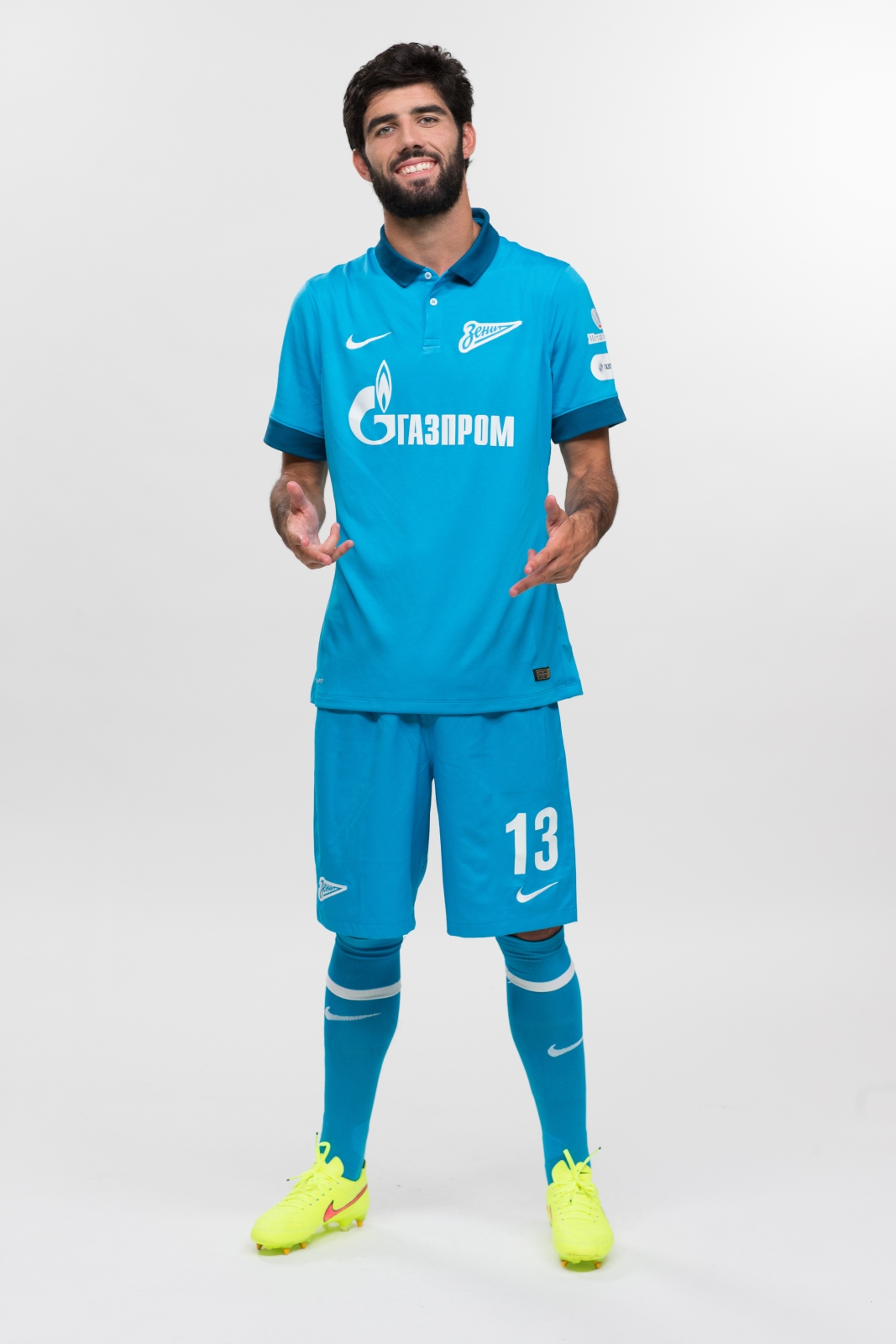 Фотосессия футболистов и тренеров основного состава ФК «Зенит» сезона 2014/2015