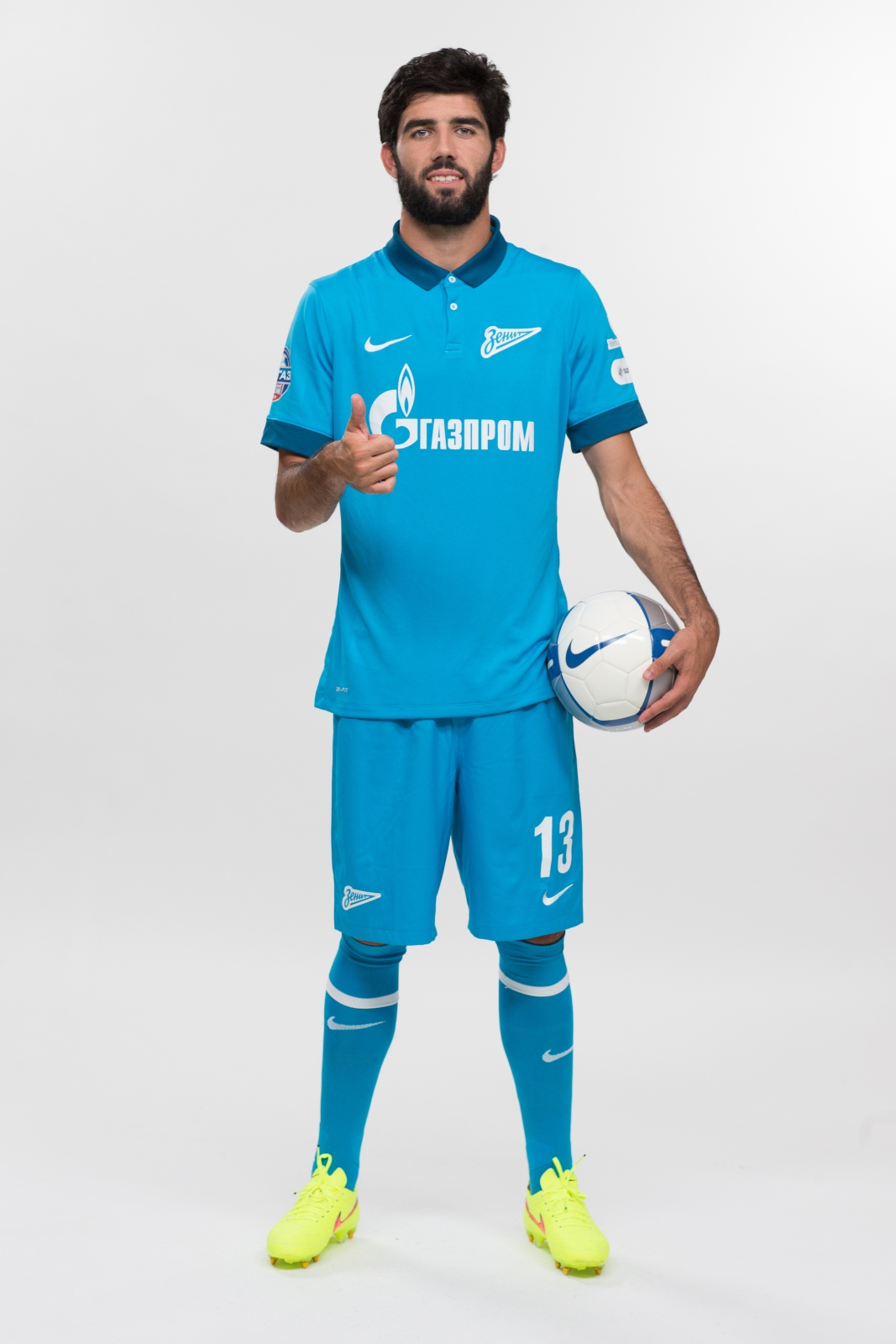 Фотосессия футболистов и тренеров основного состава ФК «Зенит» сезона 2014/2015