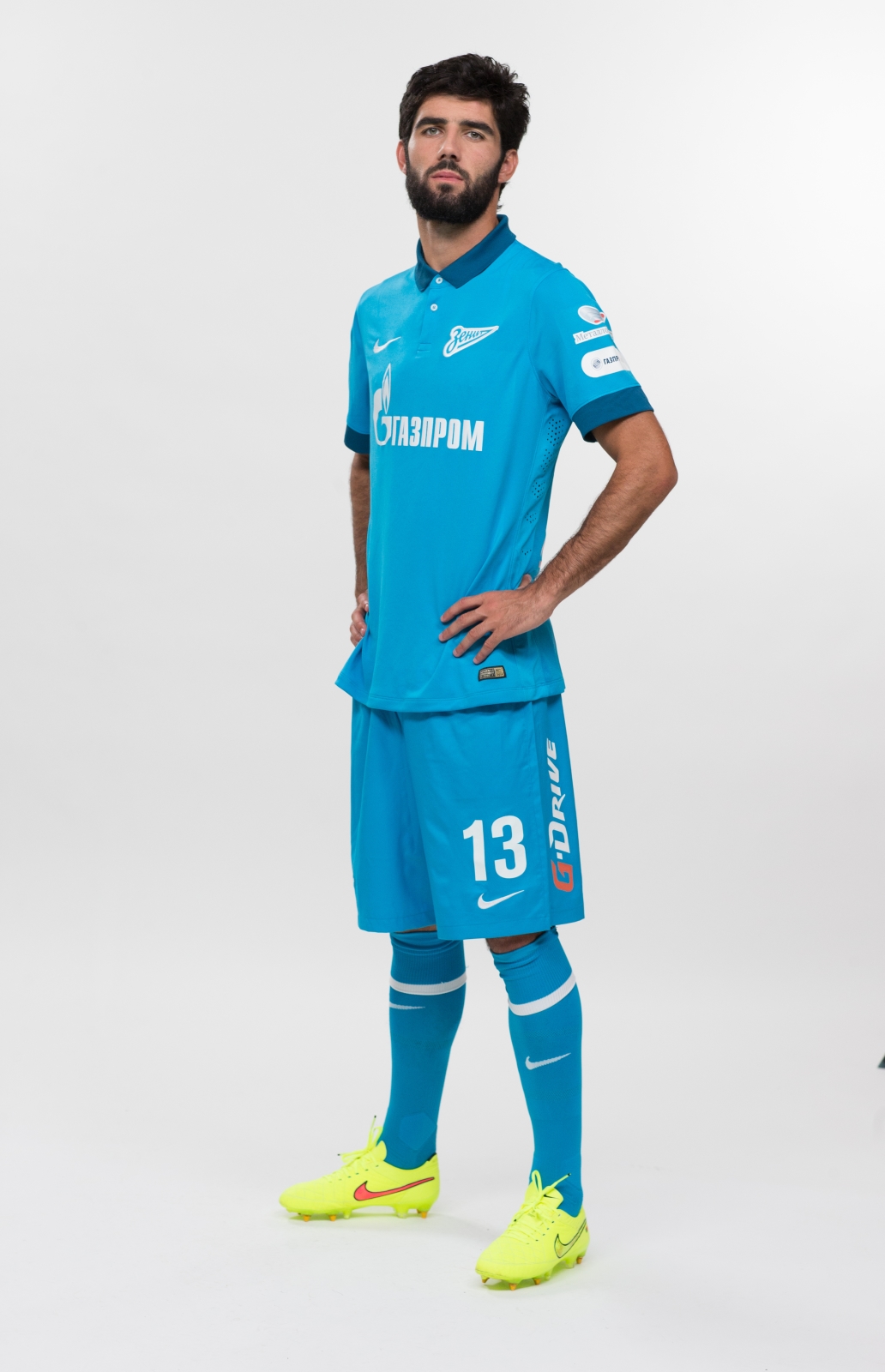 Фотосессия футболистов и тренеров основного состава ФК «Зенит» сезона 2014/2015