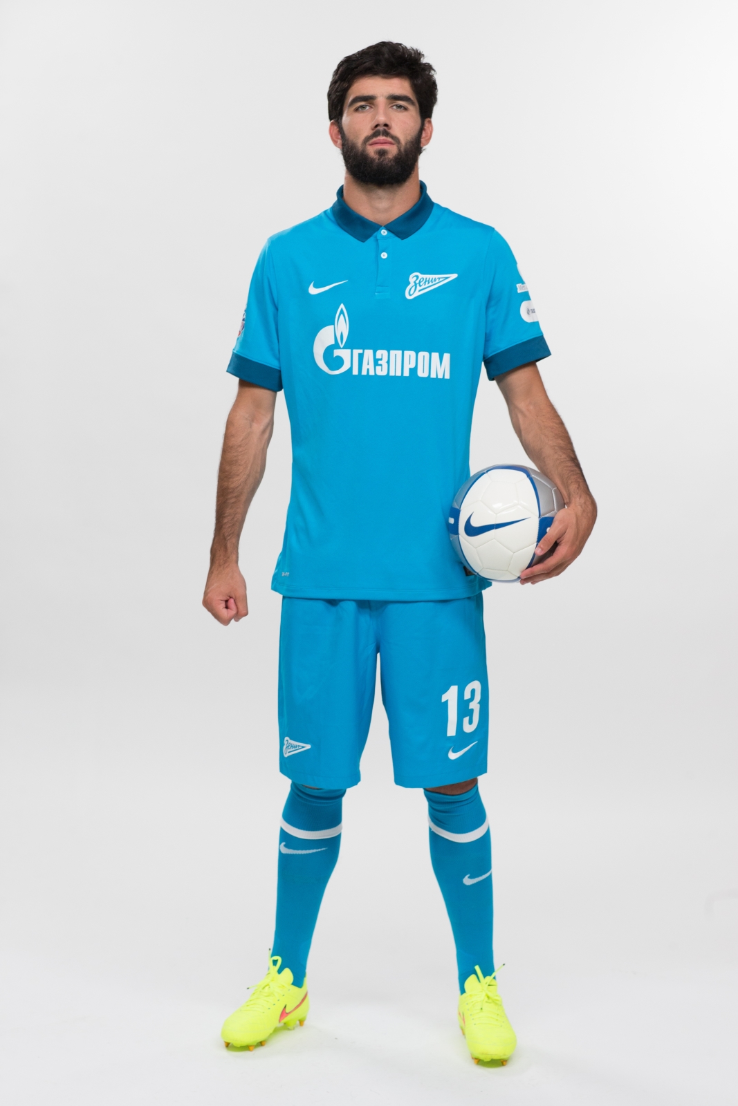 Фотосессия футболистов и тренеров основного состава ФК «Зенит» сезона 2014/2015