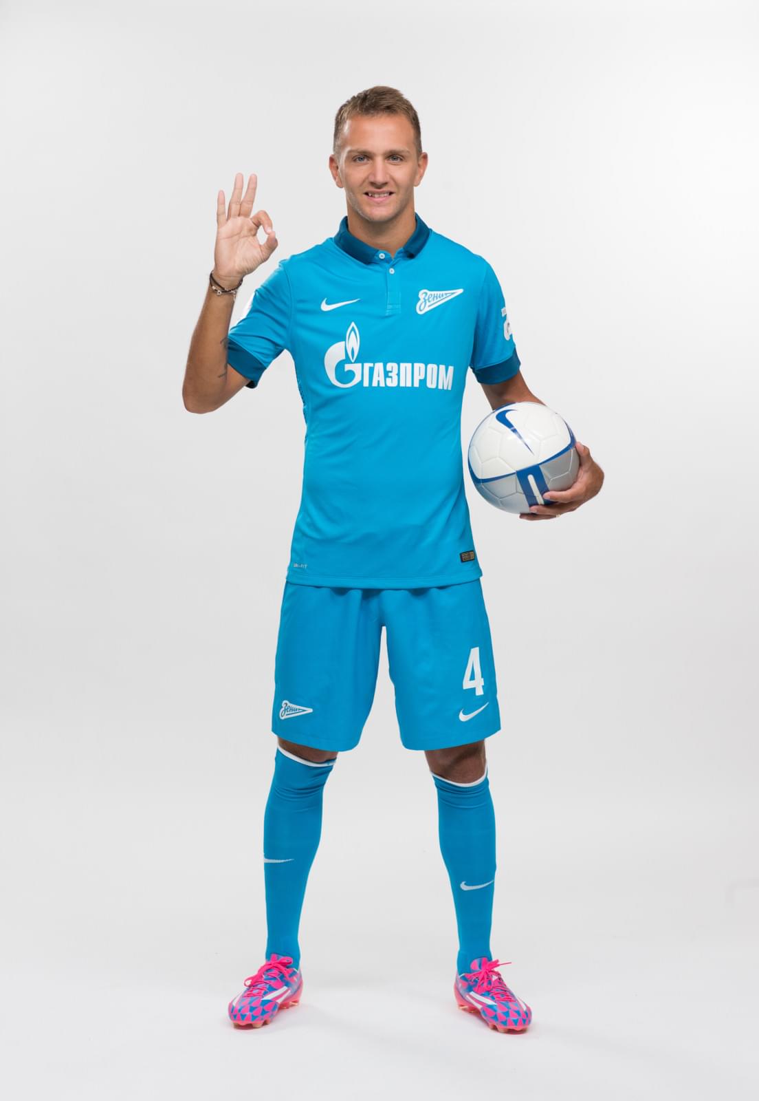 Фотосессия футболистов и тренеров основного состава ФК «Зенит» сезона 2014/2015