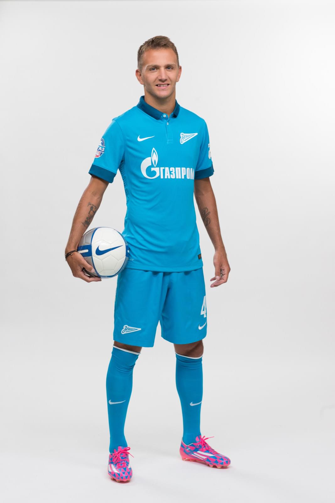 Фотосессия футболистов и тренеров основного состава ФК «Зенит» сезона 2014/2015