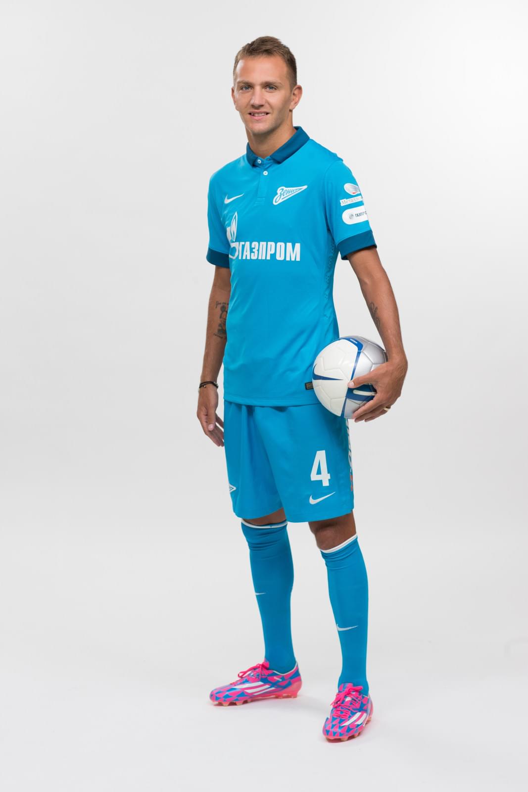 Фотосессия футболистов и тренеров основного состава ФК «Зенит» сезона 2014/2015