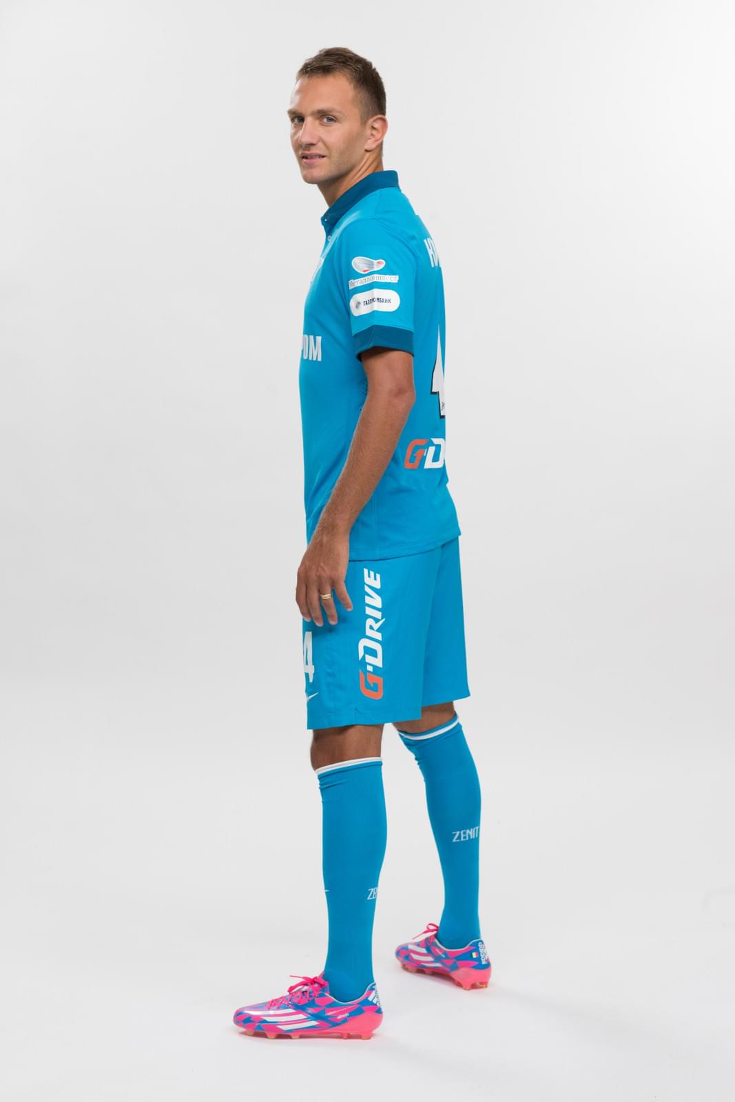 Фотосессия футболистов и тренеров основного состава ФК «Зенит» сезона 2014/2015