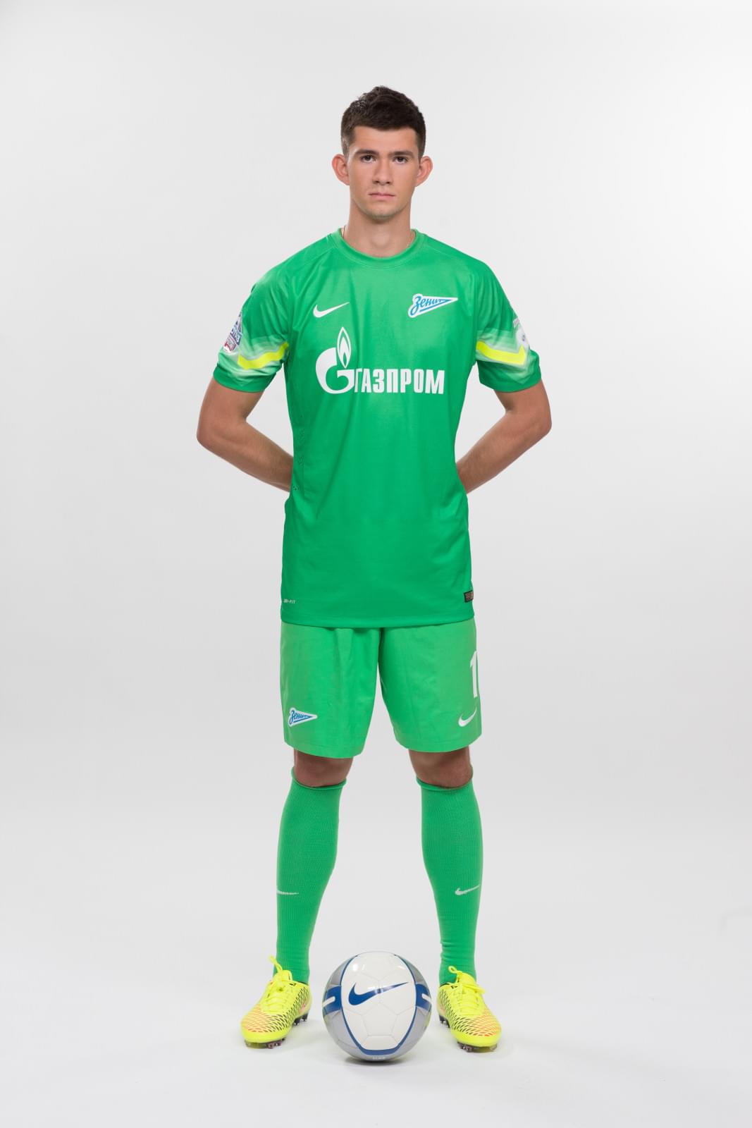 Фотосессия футболистов и тренеров основного состава ФК «Зенит» сезона 2014/2015