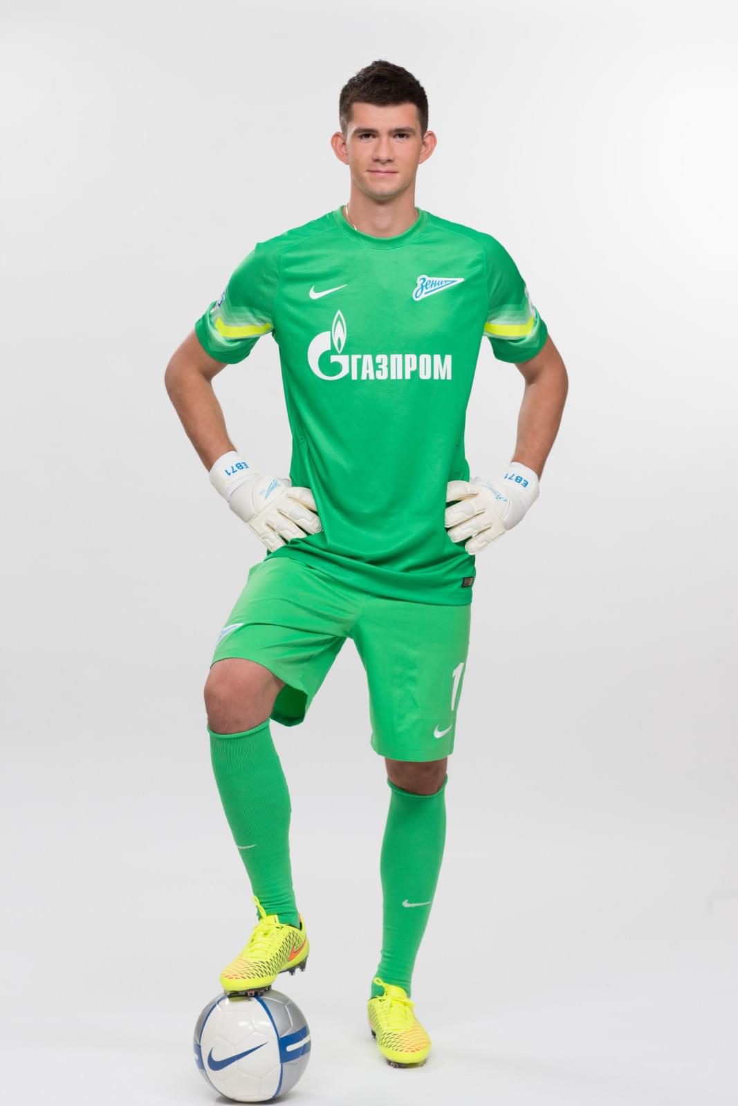 Фотосессия футболистов и тренеров основного состава ФК «Зенит» сезона 2014/2015