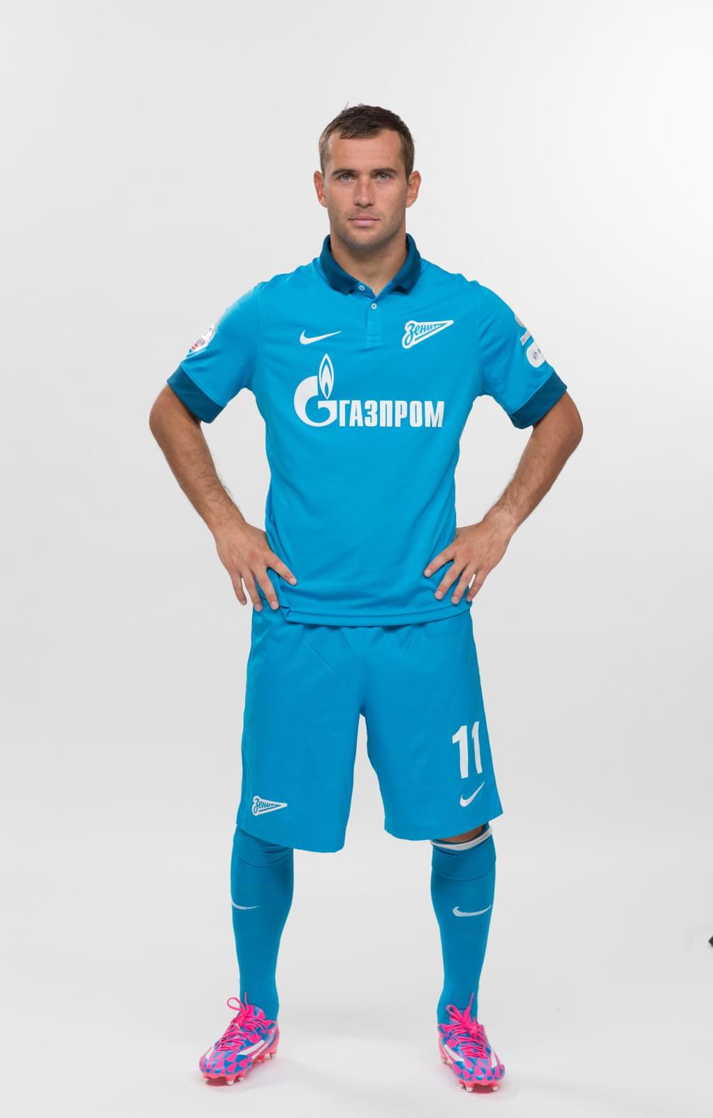 Фотосессия футболистов и тренеров основного состава ФК «Зенит» сезона 2014/2015