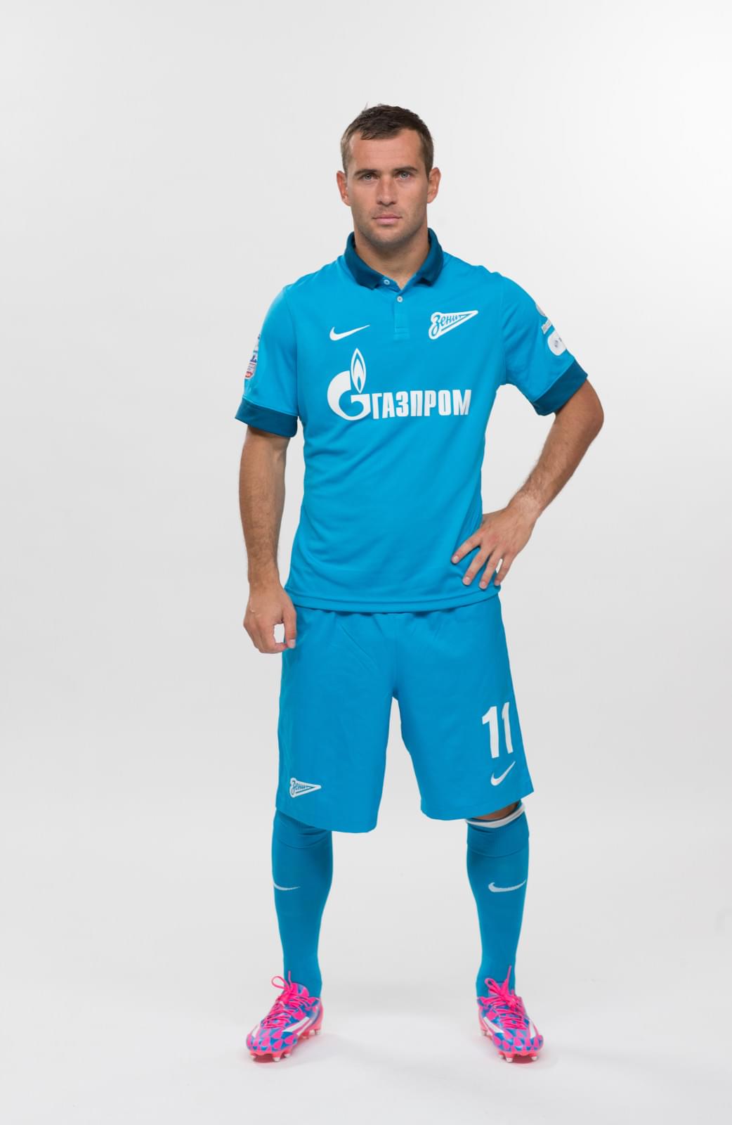 Фотосессия футболистов и тренеров основного состава ФК «Зенит» сезона 2014/2015