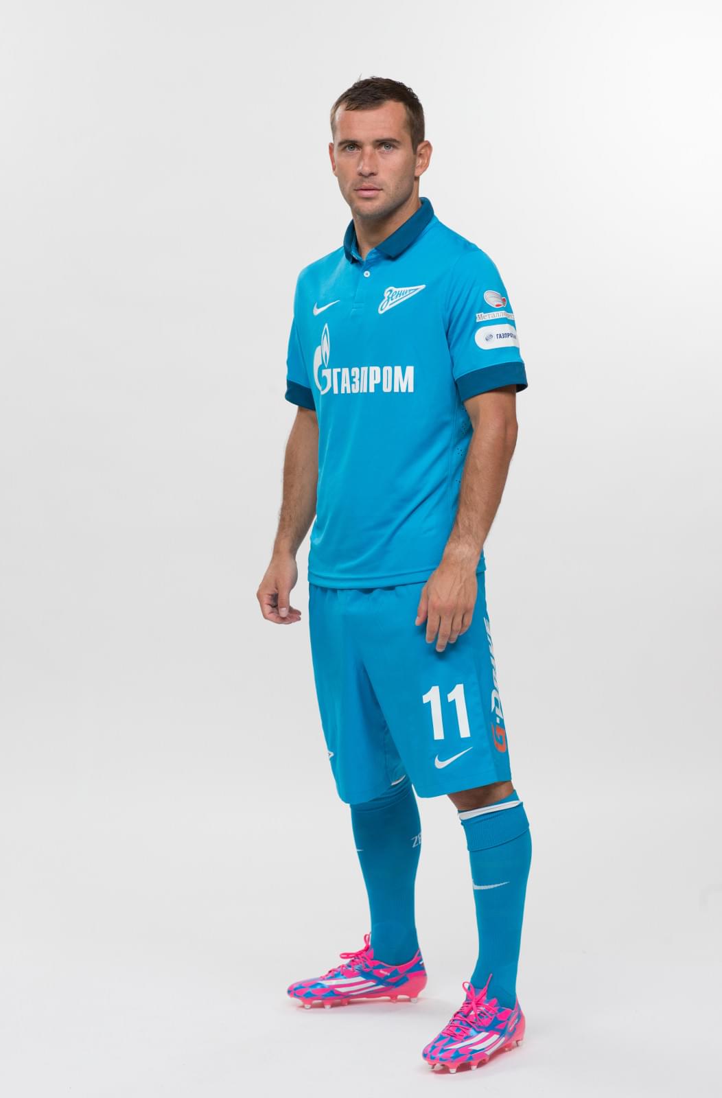 Фотосессия футболистов и тренеров основного состава ФК «Зенит» сезона 2014/2015