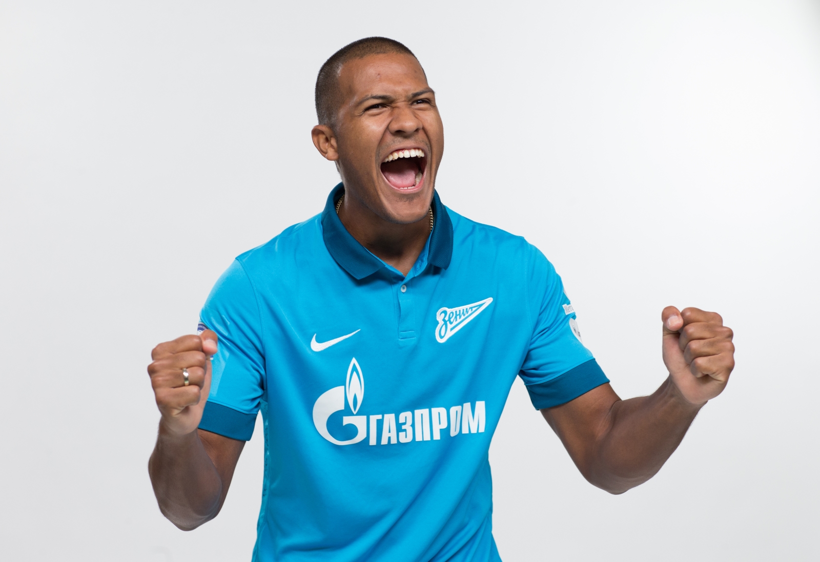 Фотосессия футболистов и тренеров основного состава ФК «Зенит» сезона 2014/2015