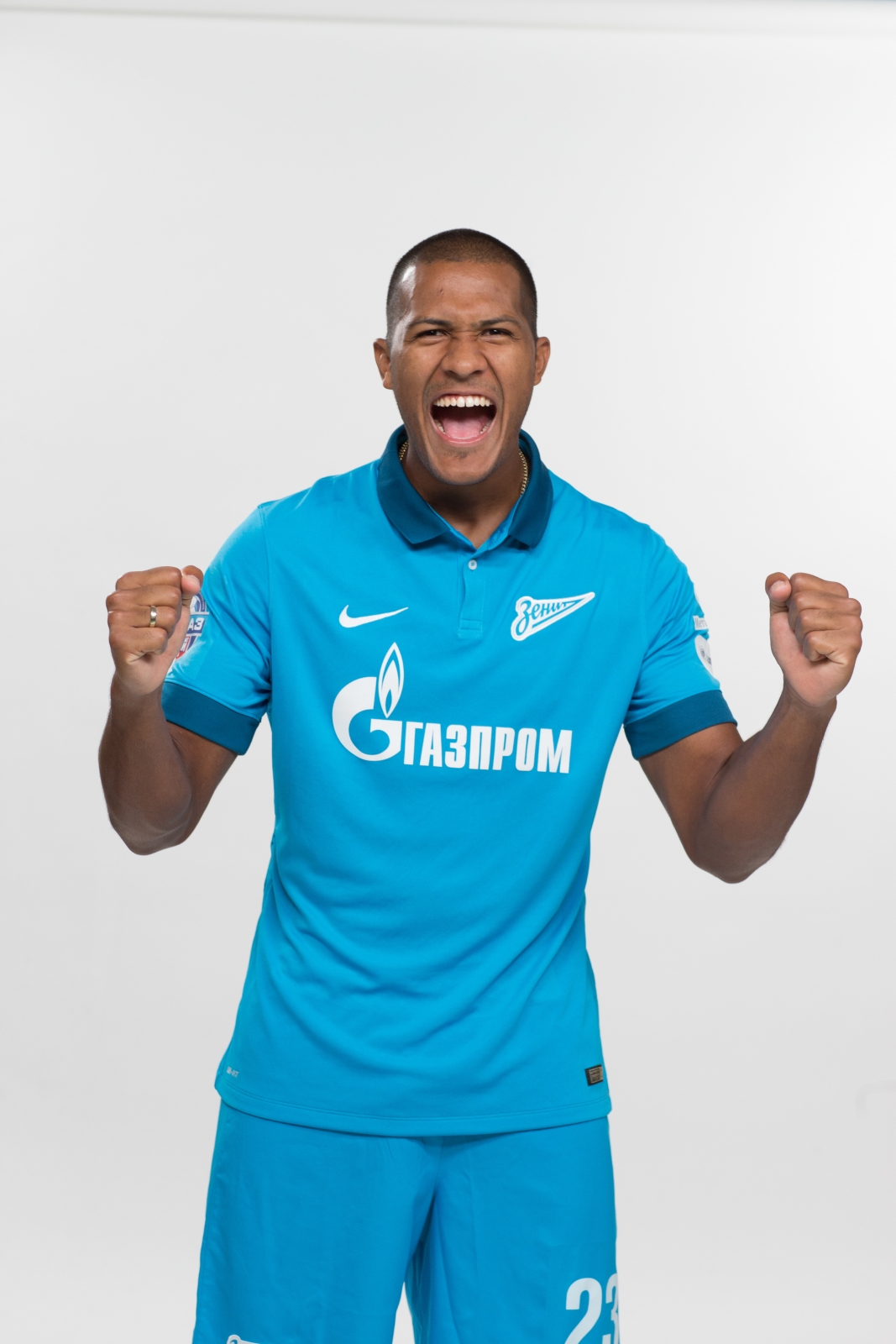 Фотосессия футболистов и тренеров основного состава ФК «Зенит» сезона 2014/2015