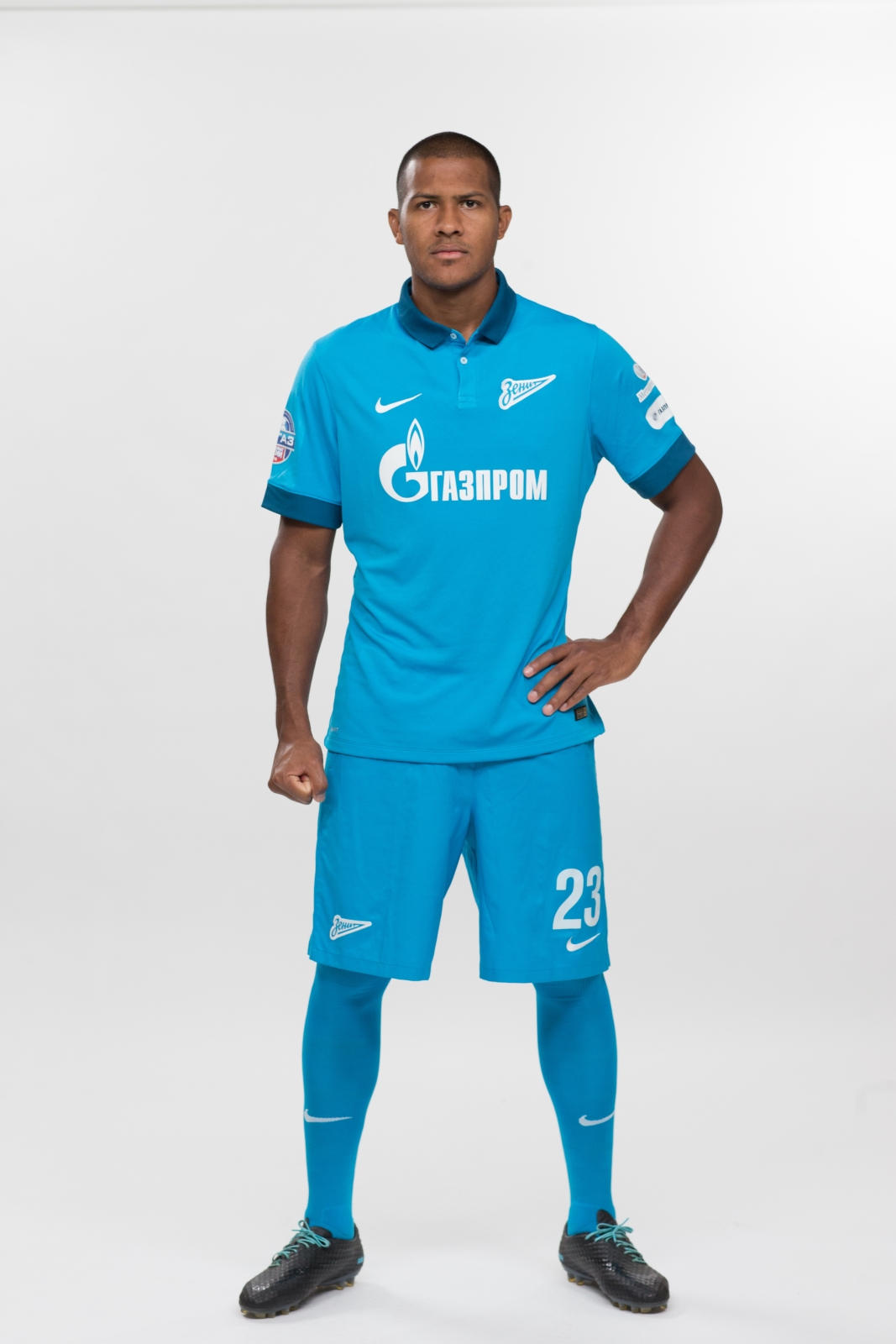 Фотосессия футболистов и тренеров основного состава ФК «Зенит» сезона 2014/2015